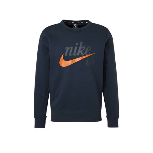 Nike Sweater Donkerblauw nike kopen in de aanbieding
