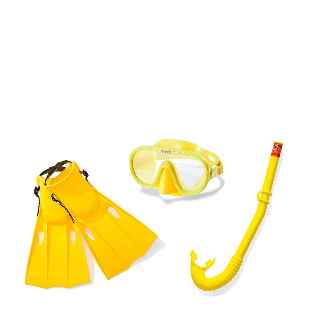 Intex Master Class snorkelset, Geel
