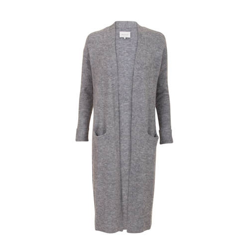 Promiss Gebreid Vest Met Alpaca Grijs promiss kopen in de aanbieding Promiss Gebreid Vest Met Alpaca Grijs promiss kopen in de aanbieding