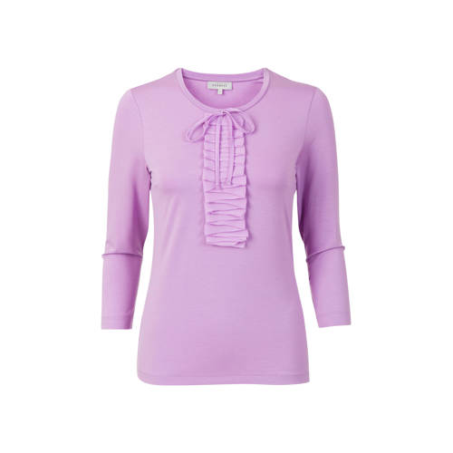 Promiss Longsleeve Met Strik Paars promiss kopen in de aanbieding
