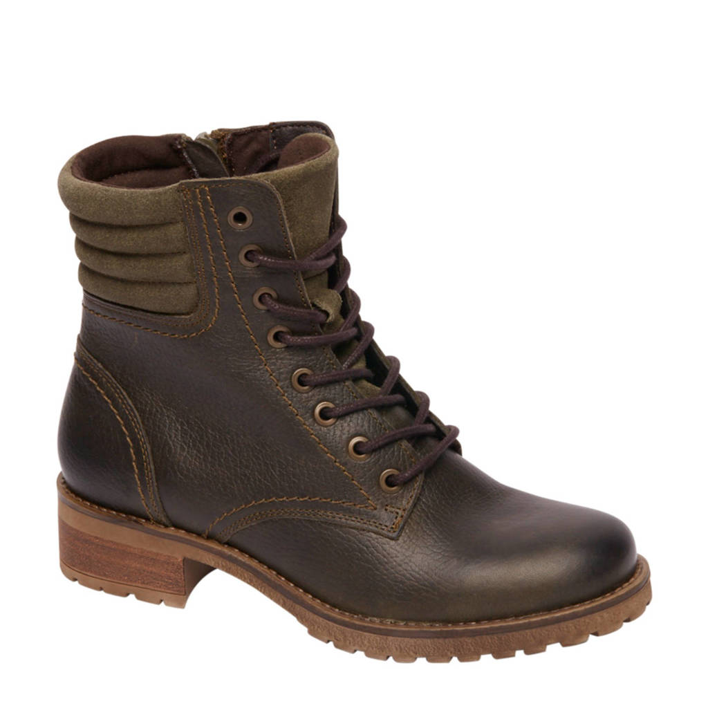 Landrover Vanharen Leren Landrover Vanharen Leren Groen Veterboots Landrover Veterboots Groen Vanharen rgrUZq