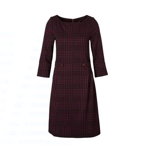 Ca Yss Shop Jurk Met Print Aubergine ca kopen in de aanbieding