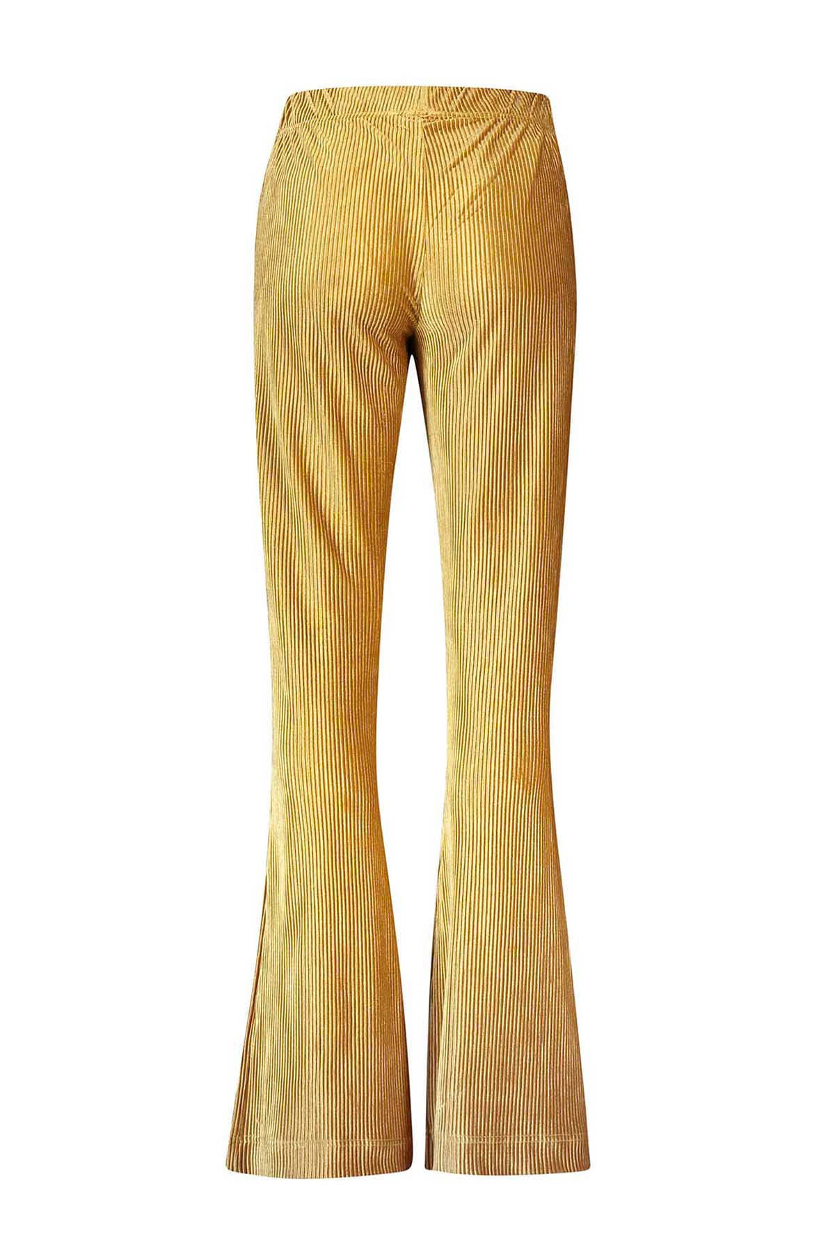 Sissy-Boy fluwelen flared broek geel | wehkamp