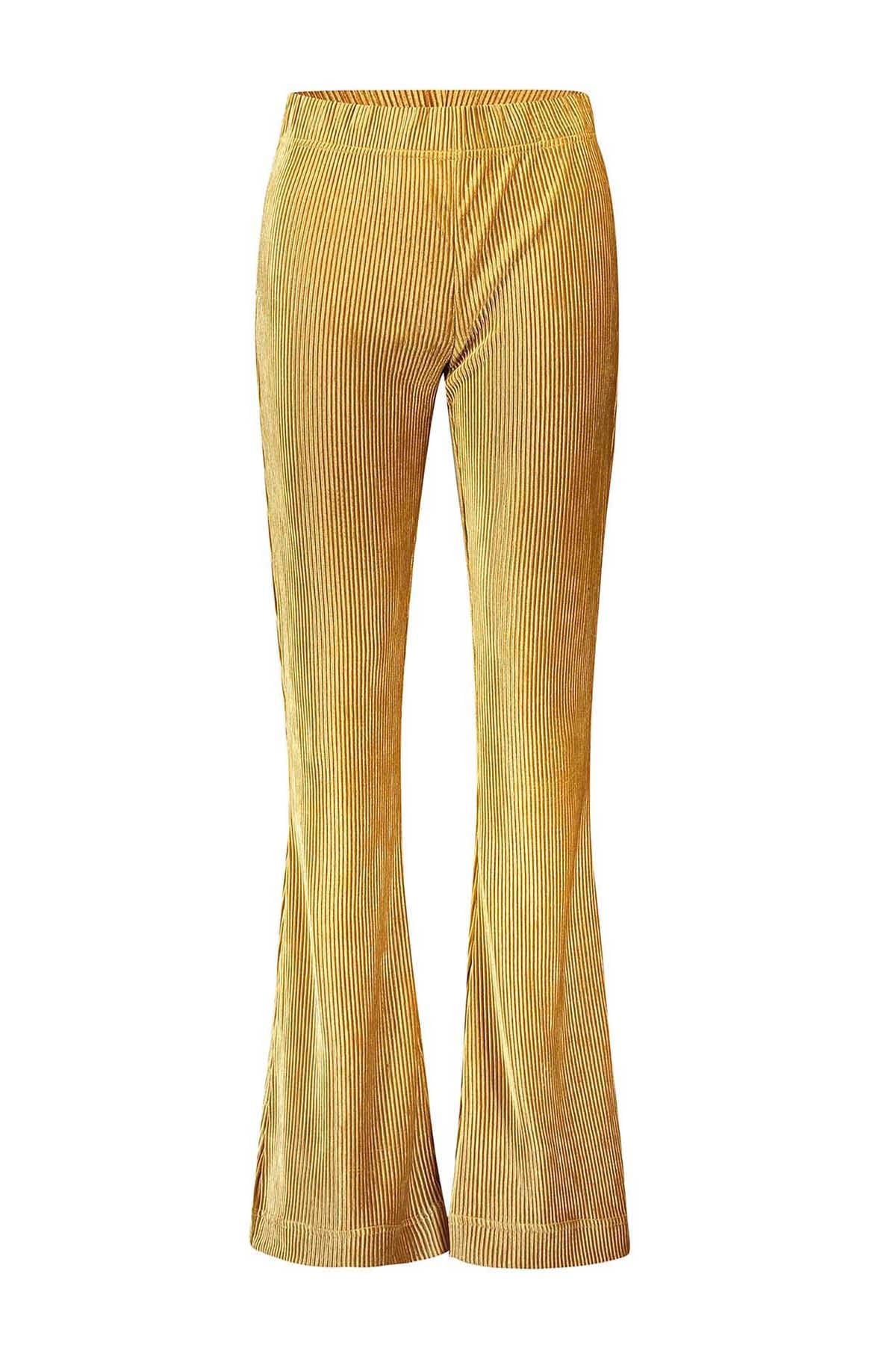 Sissy-Boy fluwelen flared broek geel | wehkamp