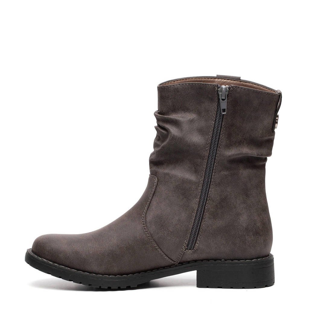 Box Scapino Blue Scapino Enkelboots Blue Box Scapino Grijs Blue Enkelboots Box Grijs FfnnBOY