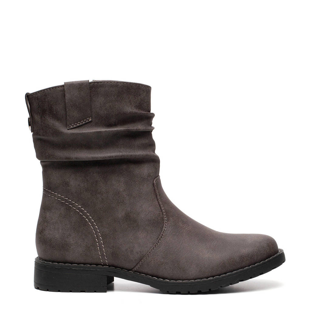 Box Scapino Blue Scapino Enkelboots Blue Box Scapino Grijs Blue Enkelboots Box Grijs FfnnBOY