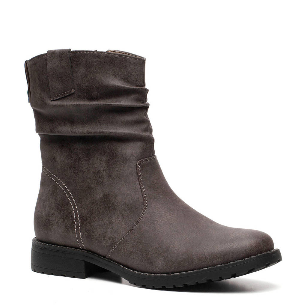Box Scapino Blue Scapino Enkelboots Blue Box Scapino Grijs Blue Enkelboots Box Grijs FfnnBOY