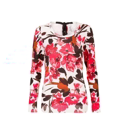 Miss Etam Regulier Trui Met Bloemen Print Rood miss etam kopen in de aanbieding