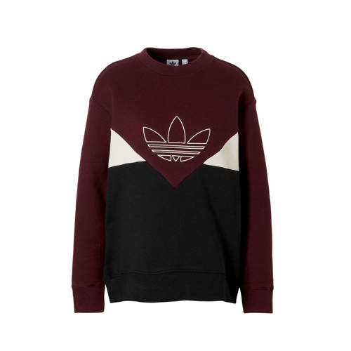 Adidas Originals Sweater Aubergine adidas kopen in de aanbieding