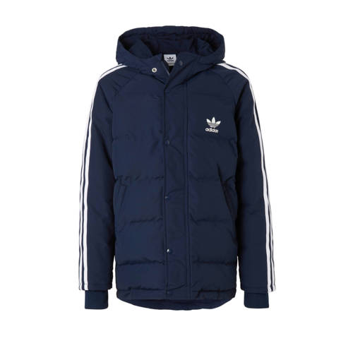 Adidas Originals Winterjas Donkerblauw adidas kopen in de aanbieding