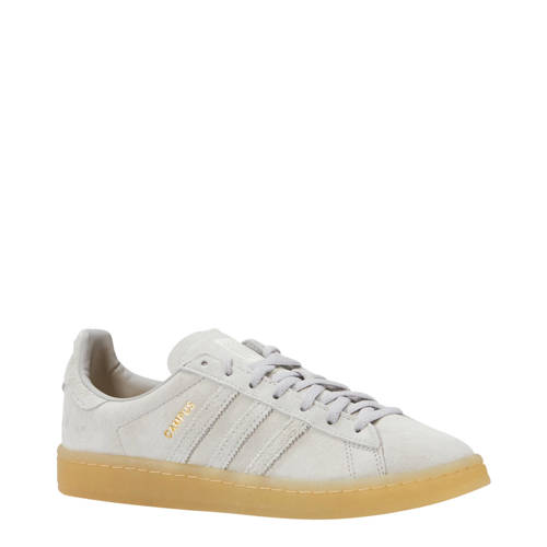 Adidas Originals Campus Suede Sneakers Lichtgrijs adidas kopen in de aanbieding