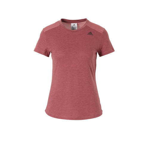 Adidas Performance Sport T Shirt Donkerroze adidas kopen in de aanbieding Adidas Performance Sport T Shirt Donkerroze adidas kopen in de aanbieding