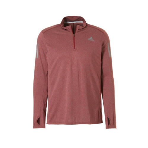 Adidas Performance Hardloopshirt Donkerrood adidas kopen in de aanbieding