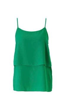 gerecyled polyester gelaagde zomertop