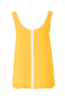 recycled polyester top met contrast bies (Waste2Wear)