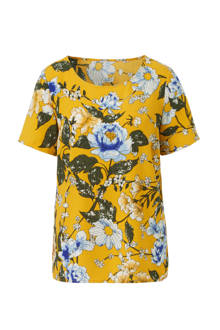 top met bloemenprint
