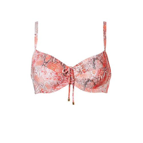 Cyell Mix Match Beugel Bikinitop In All Over Print Roze cyell kopen in de aanbieding
