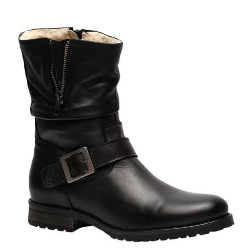 Scapino Twoday Leren Laarzen Zwart scapino kopen in de aanbieding