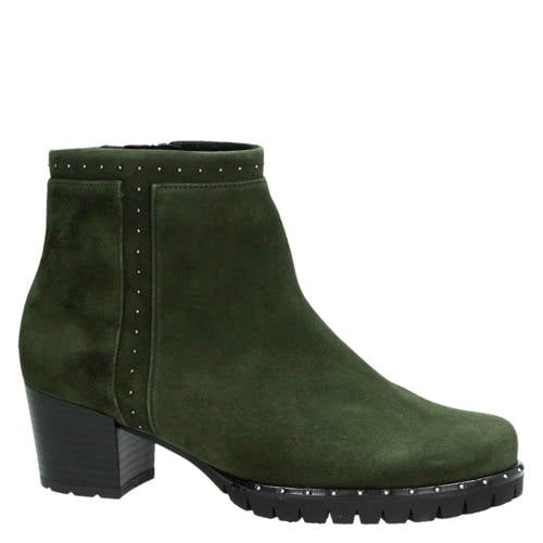 Gabor Suede Enkellaarzen Groen gabor kopen in de aanbieding
