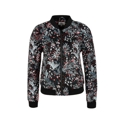 Qs Designed By Bomberjack Met Allover Print Donkerblauw qs designed by kopen in de aanbieding