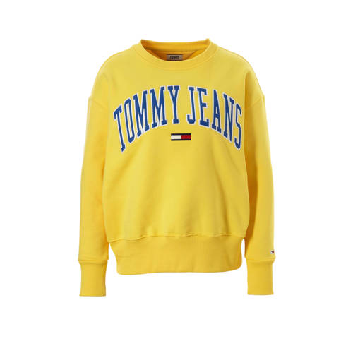 Tommy Jeans Sweater Met Tekst Borduursels tommy jeans kopen in de aanbieding