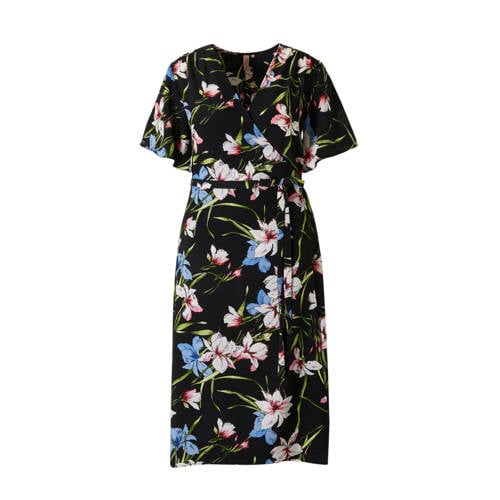 whkmp's great looks wikkeljurk van gerecycled polyester met bloemenprint whkmp's great looks wikkeljurk van gerecycled polyester met bloemenprint