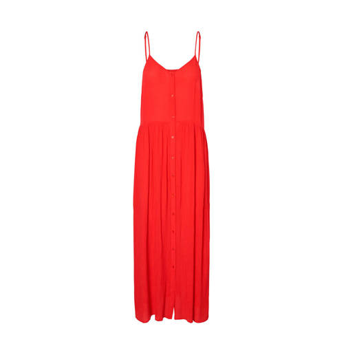 VERO MODA jurk in viscose rood VERO MODA jurk in viscose rood