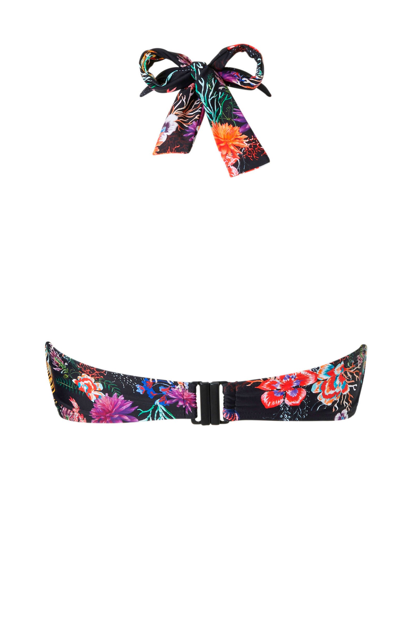 JUNAROSE bloemenprint met halter halter JUNAROSE bikinitop dx4XFq