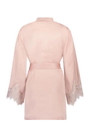 thumbnail: Hunkemöller kimono met kant roze