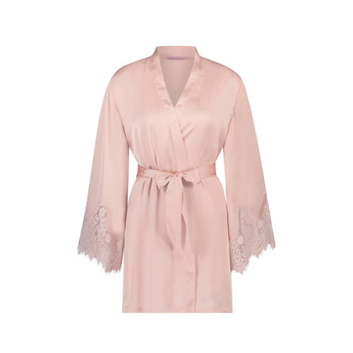 Hunkemoller Satijnen Kimono Roze hunkemoller kopen in de aanbieding Hunkemoller Satijnen Kimono Roze hunkemoller kopen in de aanbieding