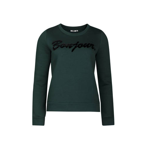We Fashion Sweater Met Print Groen we fashion kopen in de aanbieding