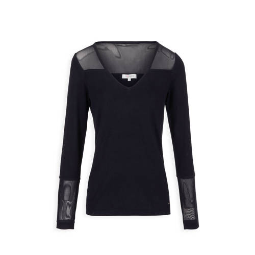 Morgan Trui Met Mesh Marine morgan kopen in de aanbieding