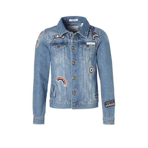 Nik En Niknik Spijkerjas Met Patches Blauw nik en nik kopen in de aanbieding
