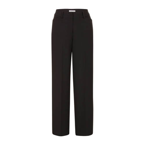 Promiss Straight Fit Pantalon Zwart promiss kopen in de aanbieding