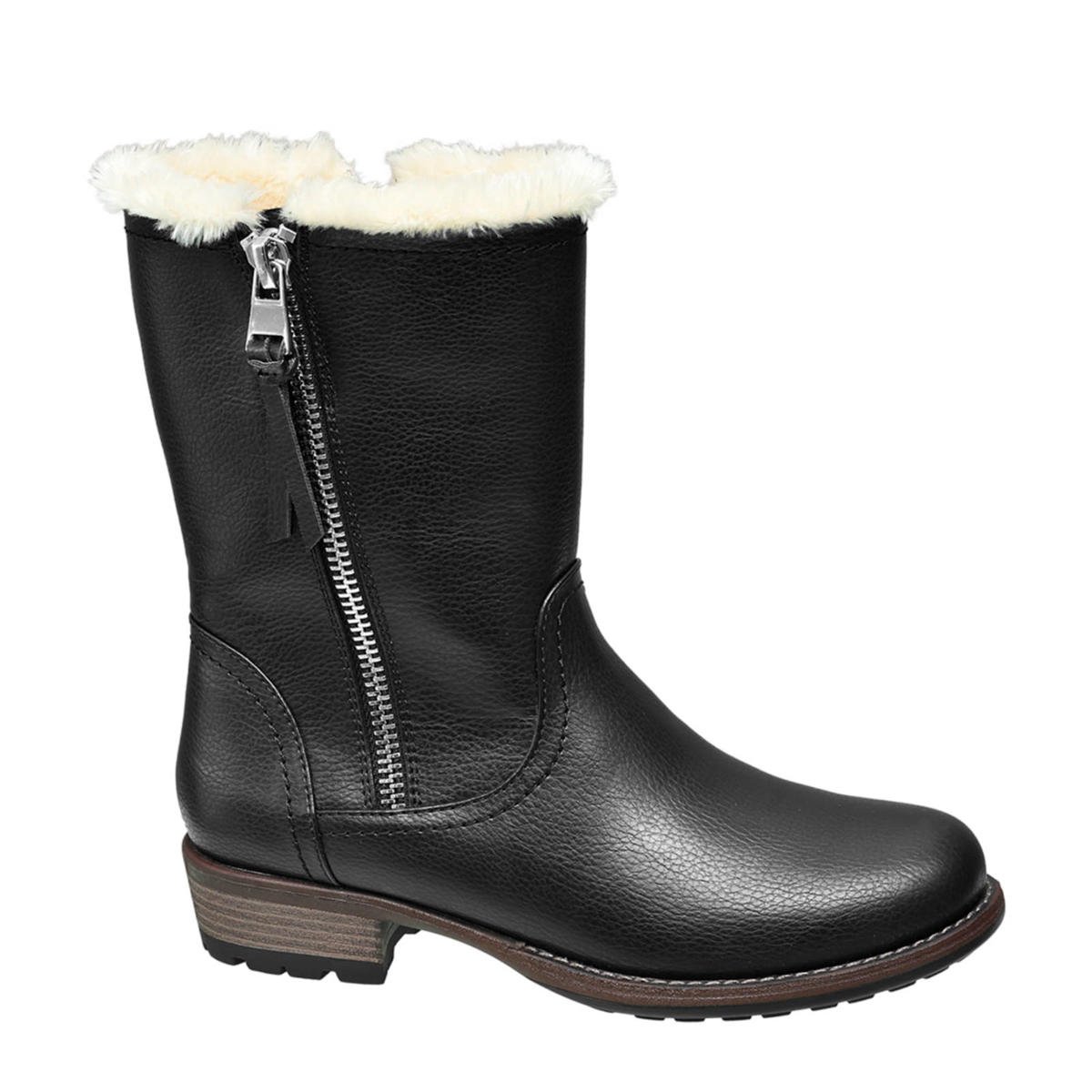 Landrover gevoerde enkellaarzen zwart wehkamp - Main Image