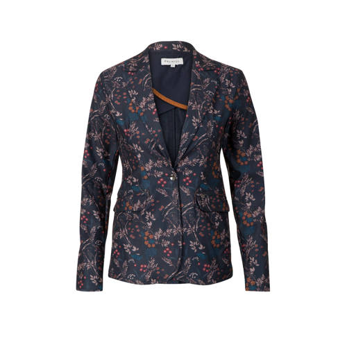 Promiss Blazer Met Bloemenprint Donkerblauw promiss kopen in de aanbieding Promiss Blazer Met Bloemenprint Donkerblauw promiss kopen in de aanbieding