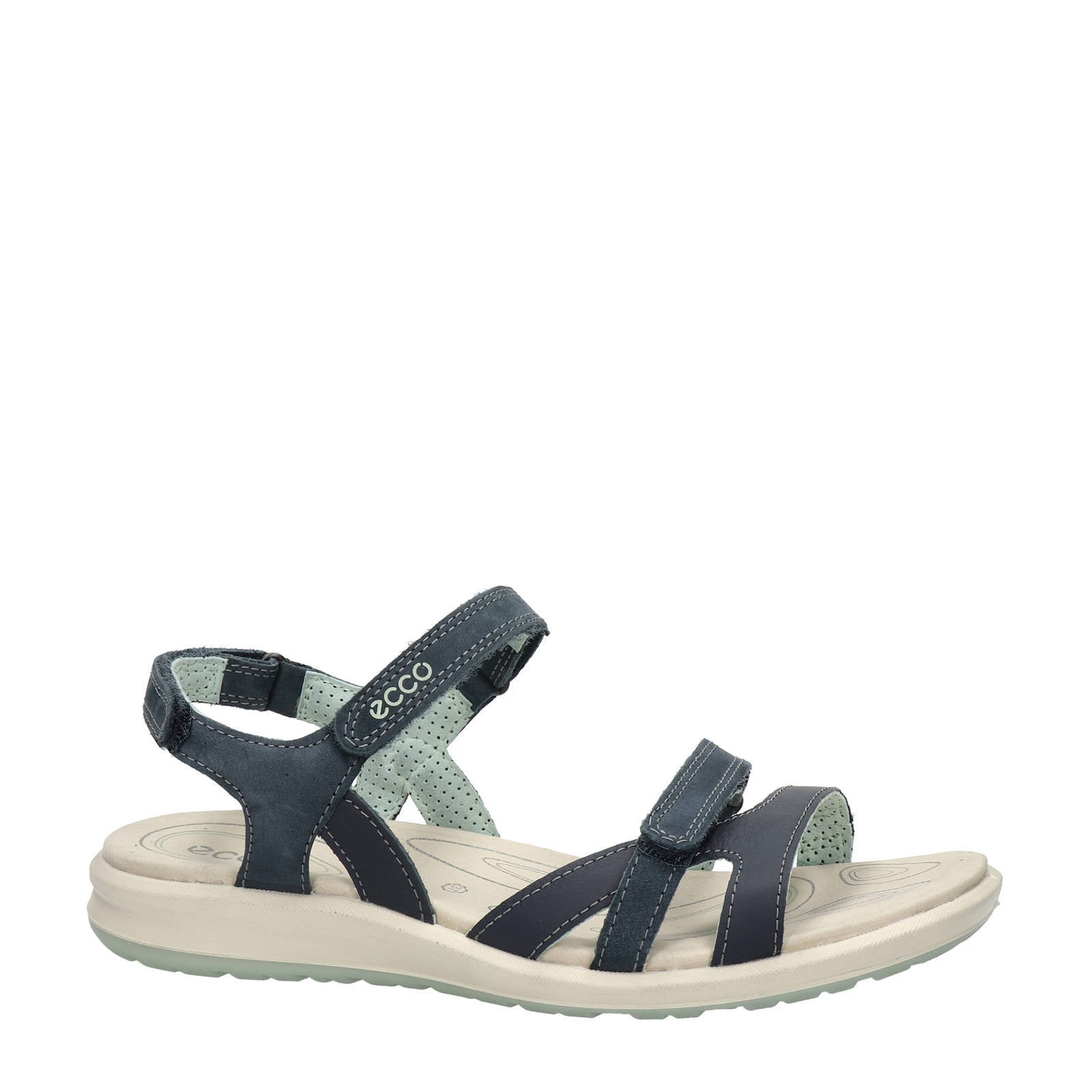 Ecco Cruise II leren sandalen | wehkamp