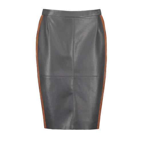 Expresso Makarena Kokerrok Met Contrasterende Bies Antraciet expresso kopen in de aanbieding