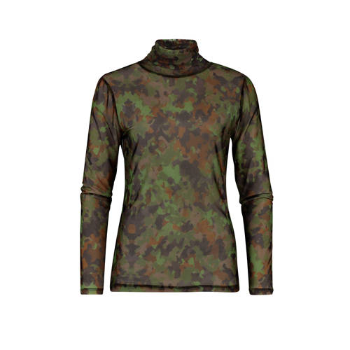 Expresso Top Met All Over Camouflageprint Groen expresso kopen in de aanbieding Expresso Top Met All Over Camouflageprint Groen expresso kopen in de aanbieding