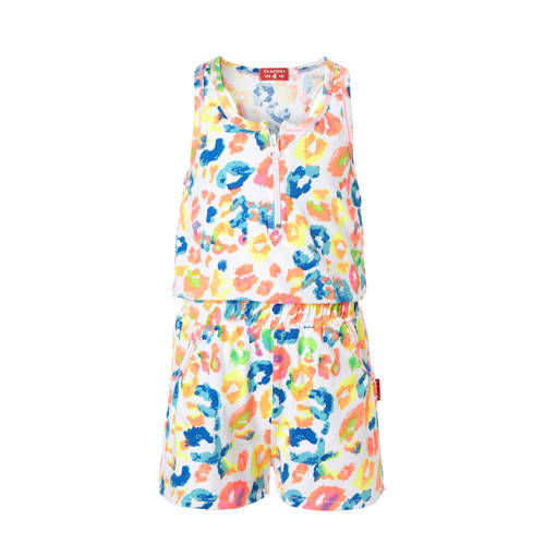 Claesens Mouwloze Jumpsuit Met Panterprint Roze claesens kopen in de aanbieding