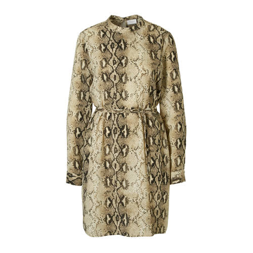 Vila Jurk Met Slangen Print vila kopen in de aanbieding
