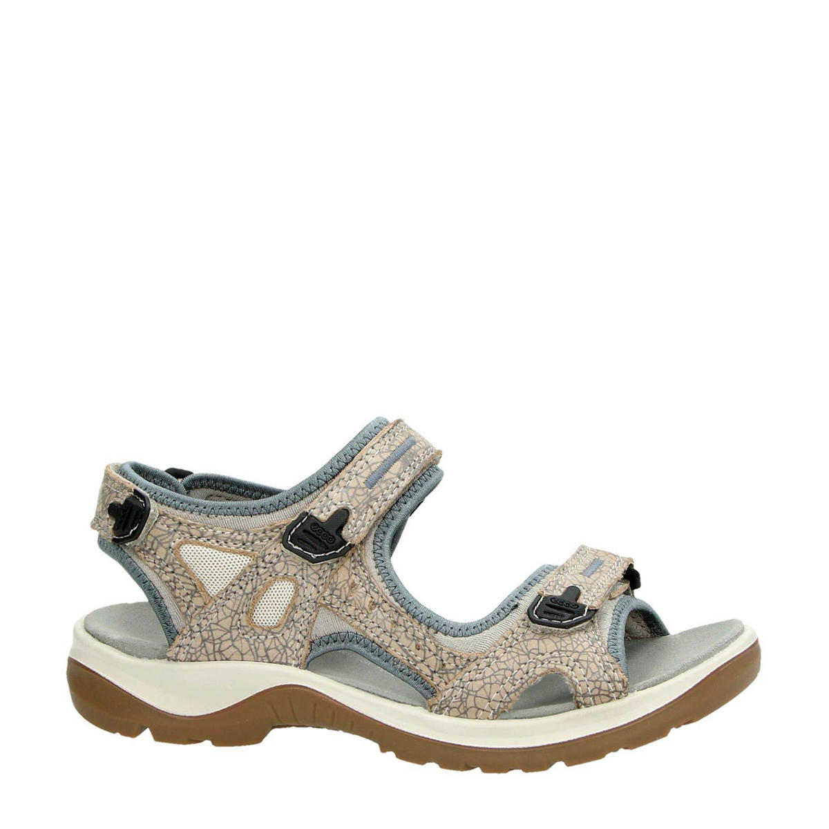 instinct breken Manie Ecco Offroad nubuck outdoor sandalen beige/grijs | wehkamp
