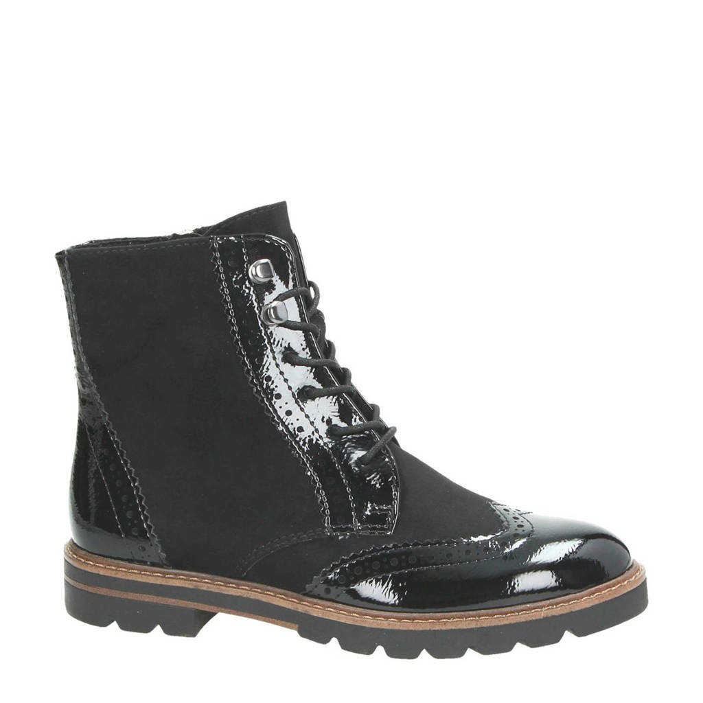 Marco Zwart Tozzi Tozzi Marco Veterboots Veterboots Zwart YwYrfqg