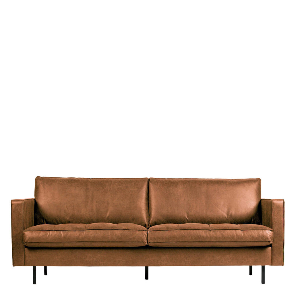 WOOOD leren 2,5-zitsbank Rodeo Classic - cognac