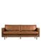 WOOOD leren 2,5-zitsbank Rodeo Classic - cognac