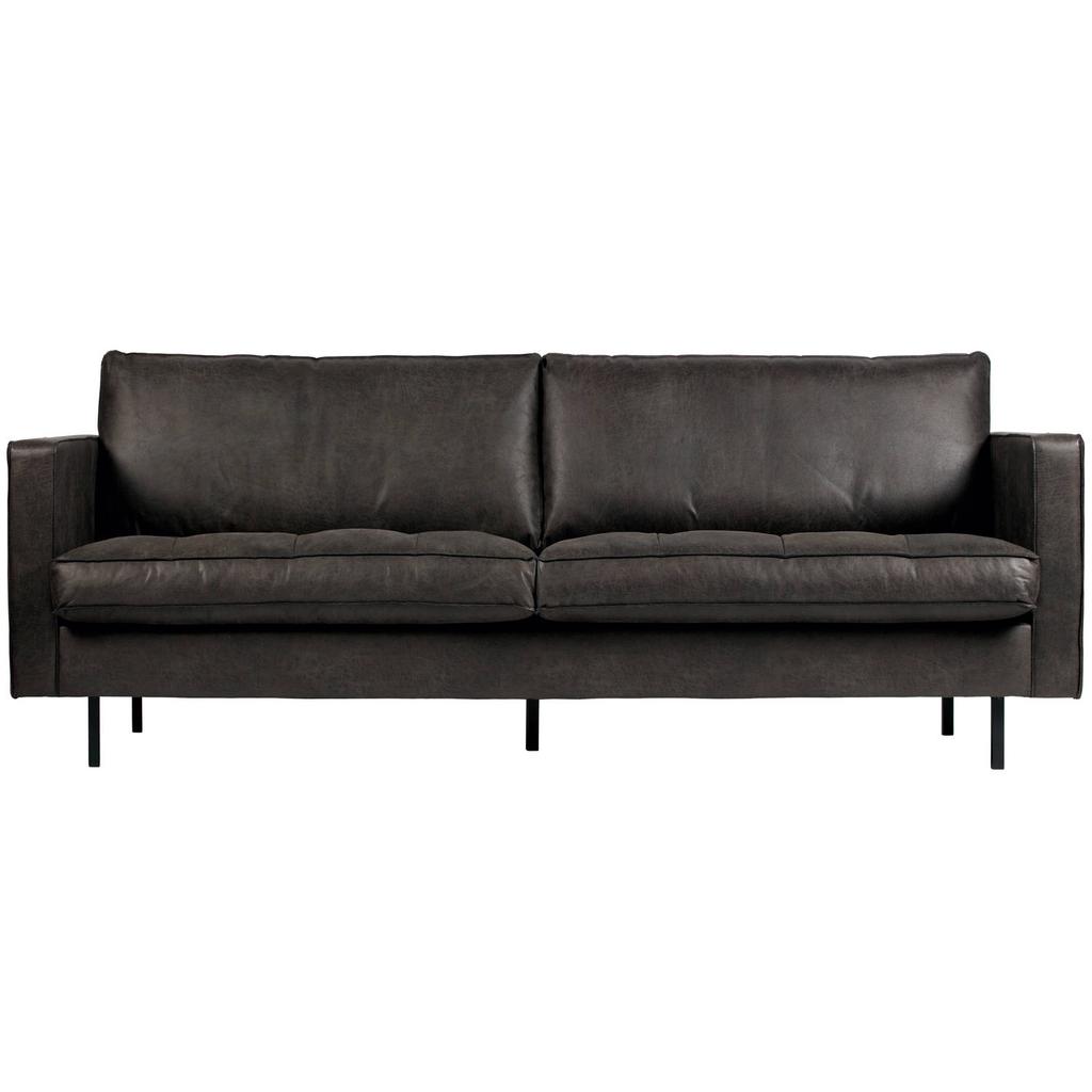 WOOOD WOOOD Rodeo Classic 2,5-Zits Bank - Recycle Leer - Cognac - 83x230x88