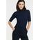 Modström Krown ribgebreide top donkerblauw