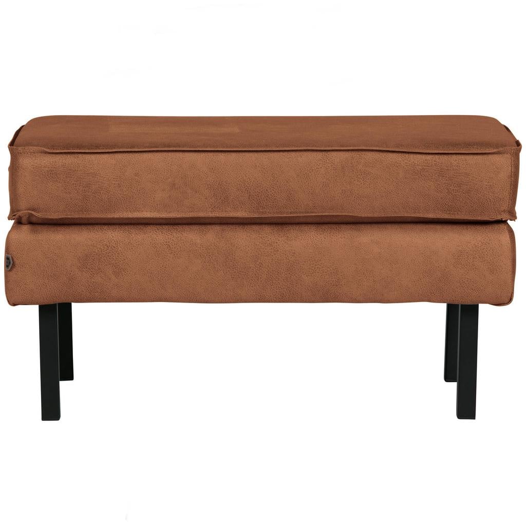 WOOOD Rodeo hocker op poten - Recycle Leer - Cognac - 45x84x54