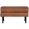 WOOOD WOOOD Rodeo hocker op poten - Recycle Leer - Cognac - 45x84x54