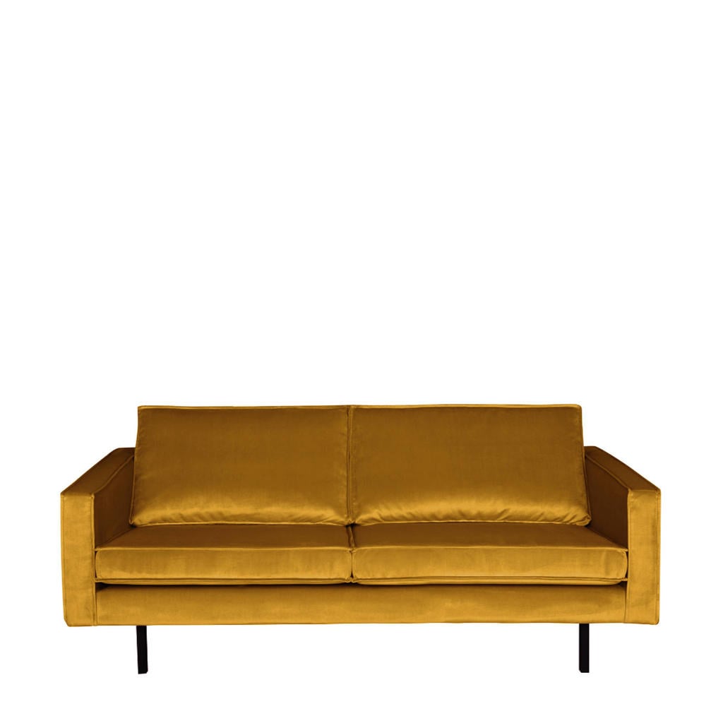 BePureHome velours 2,5-zitsbank Rodeo - oker